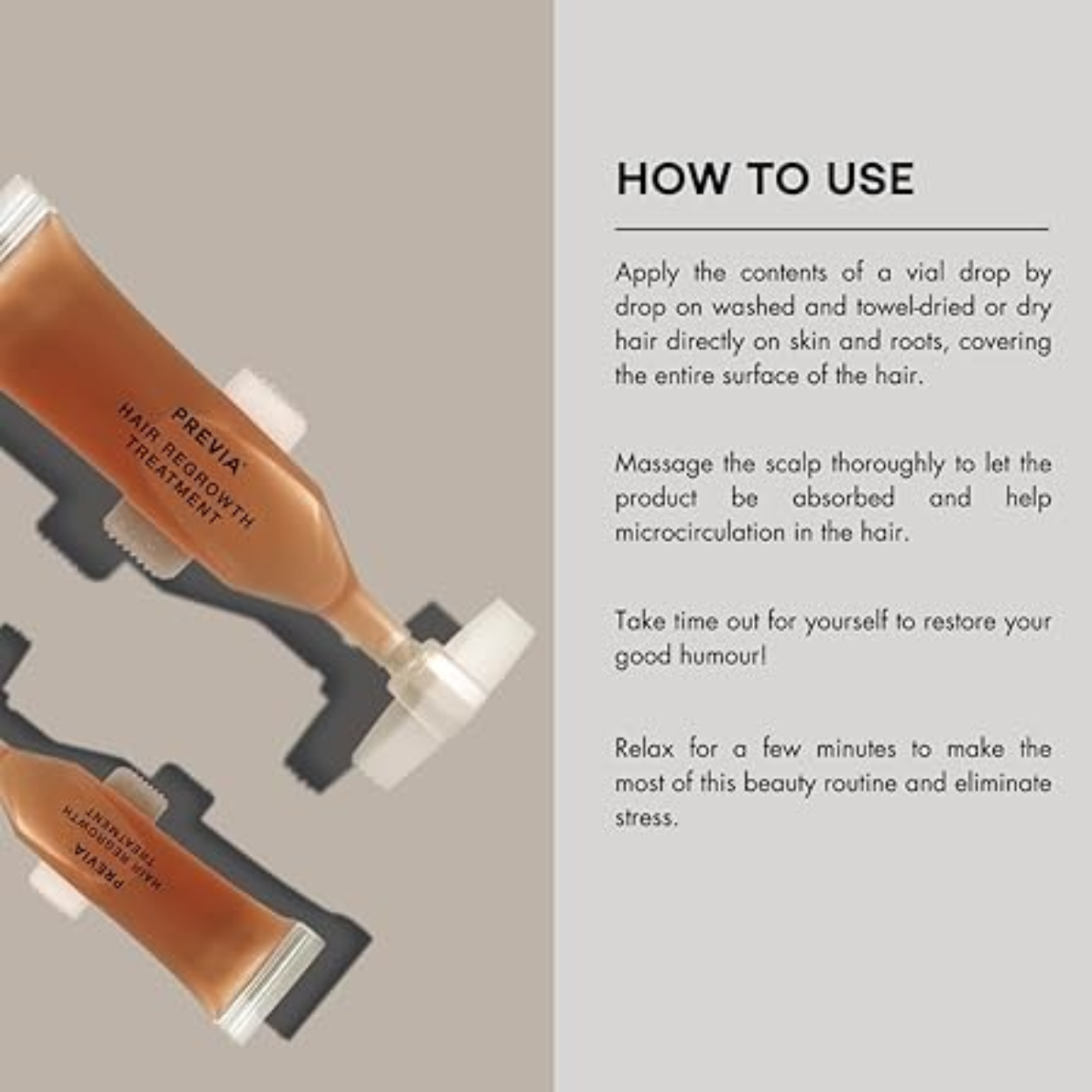 Extra Life - The Virtuous Scalp Ritual Energizing Hair Regrowth Treatment How to use Image