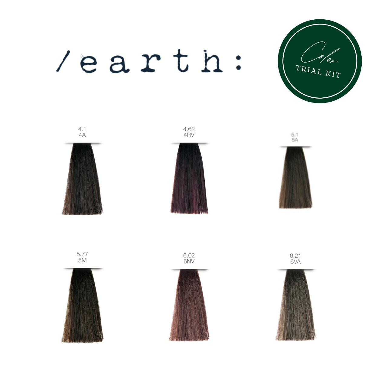 Previa Earth Color Cool Deep Tones Trial Kit