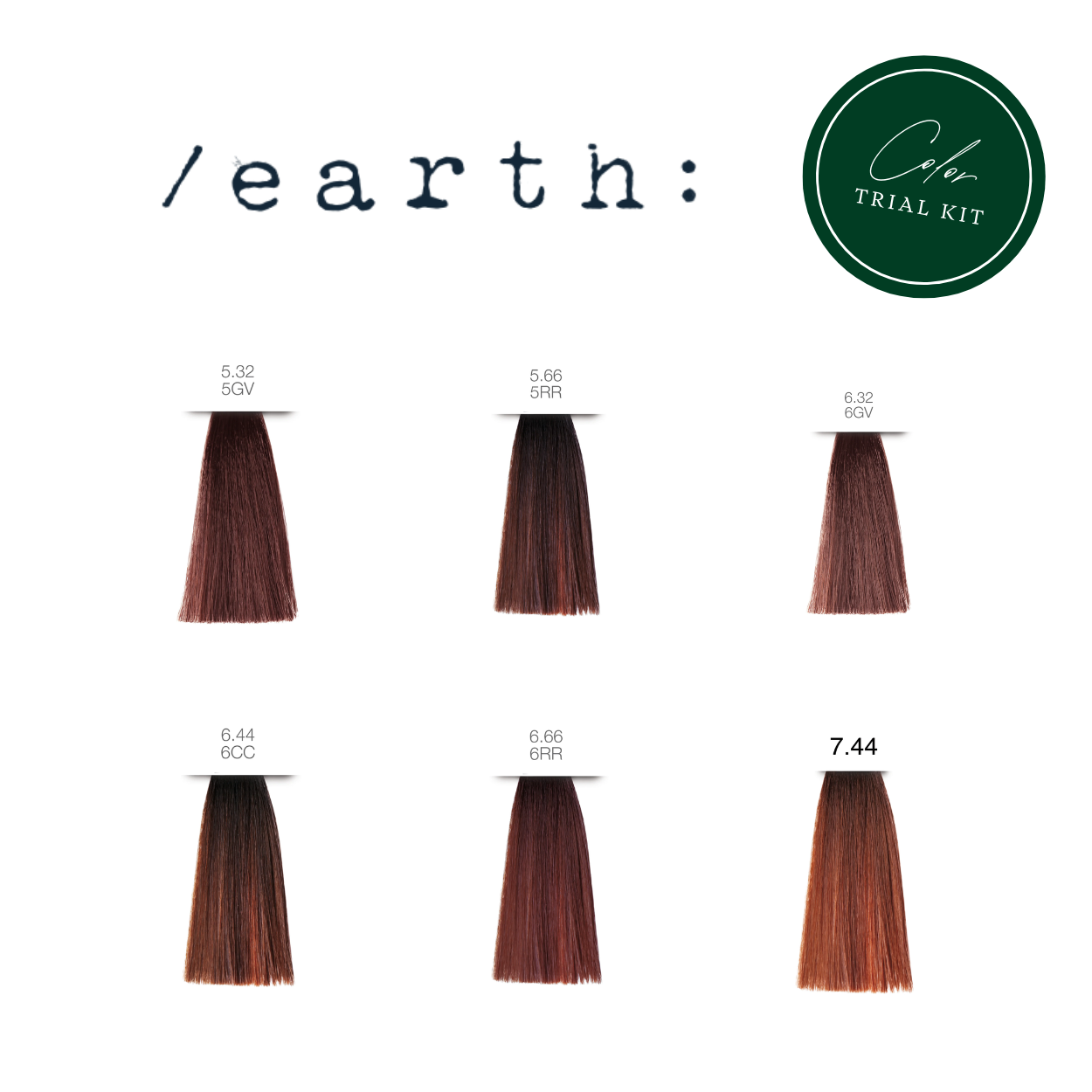 Previa Earth Color Warm Deep Tones Trial Kit