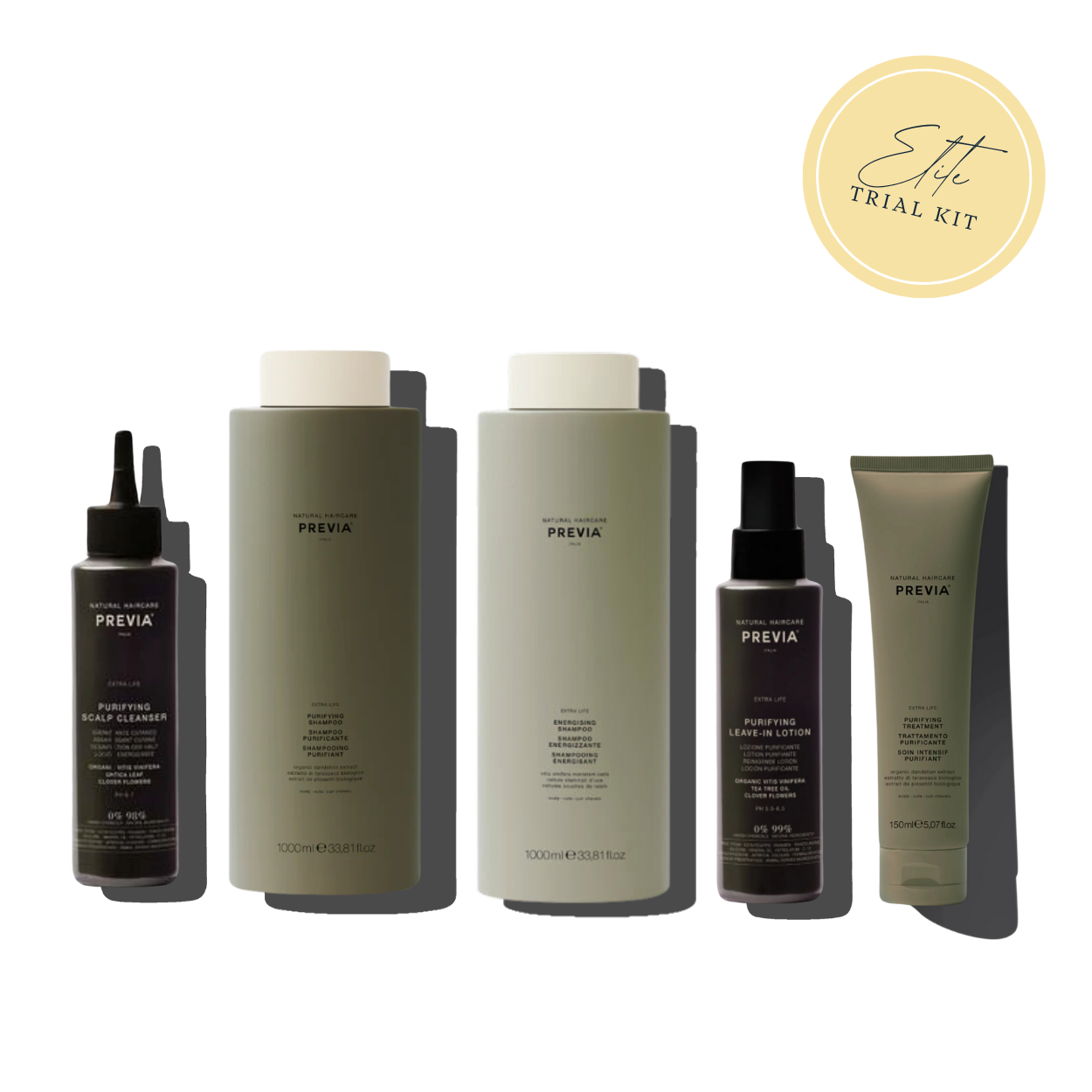 Previa Extra Life Scalp Care Elite Trial Kit