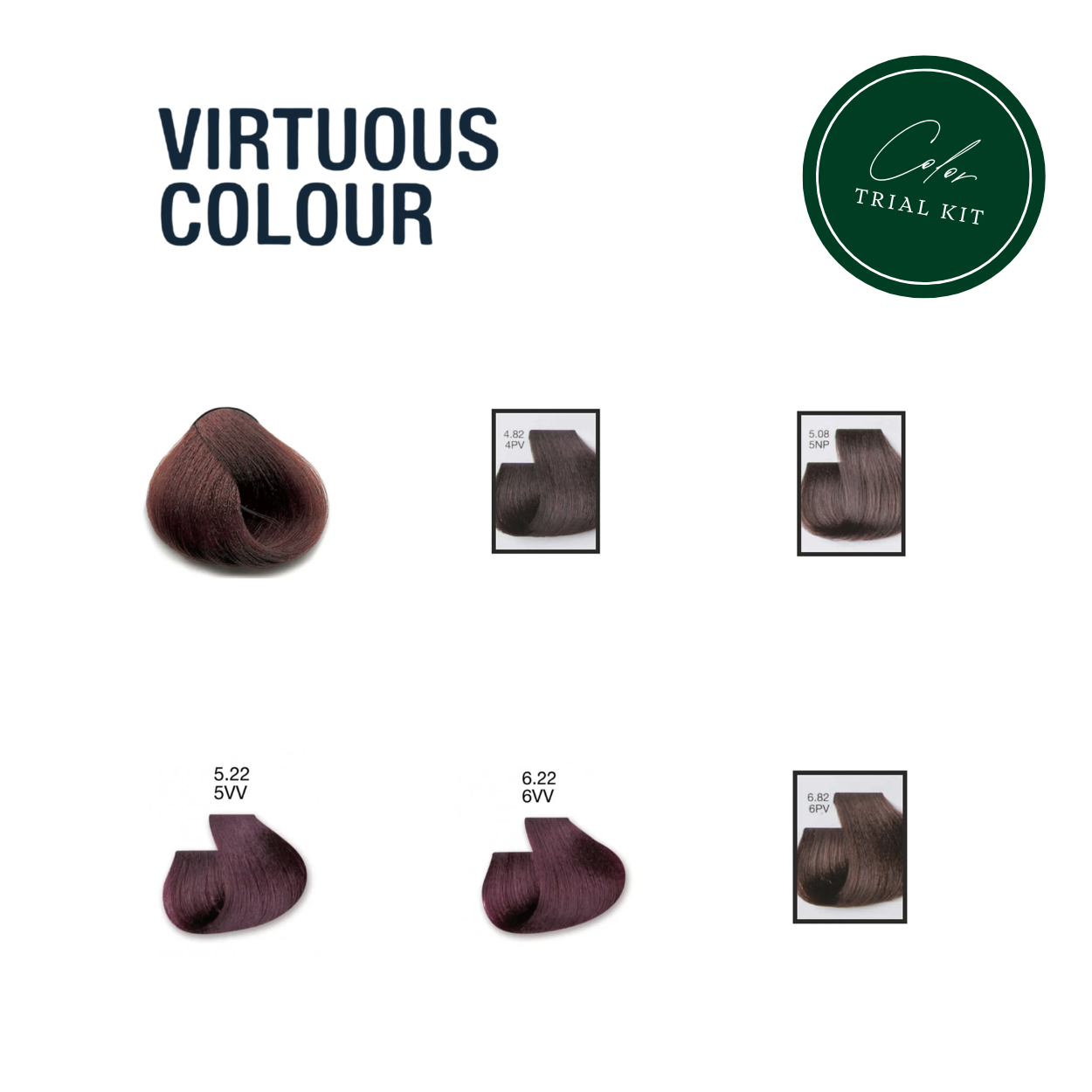 Previa Virtuous Color Cool Deep Tones Trial Kit
