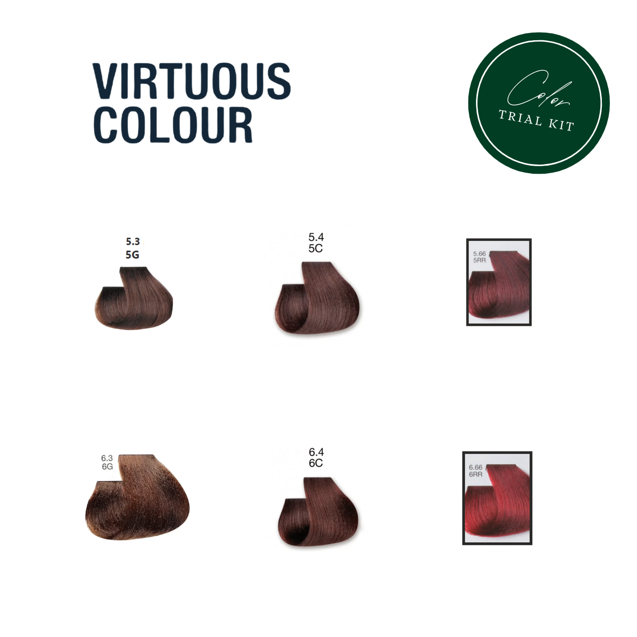 Previa Virtuous Color Warm Deep Tones Trial Kit