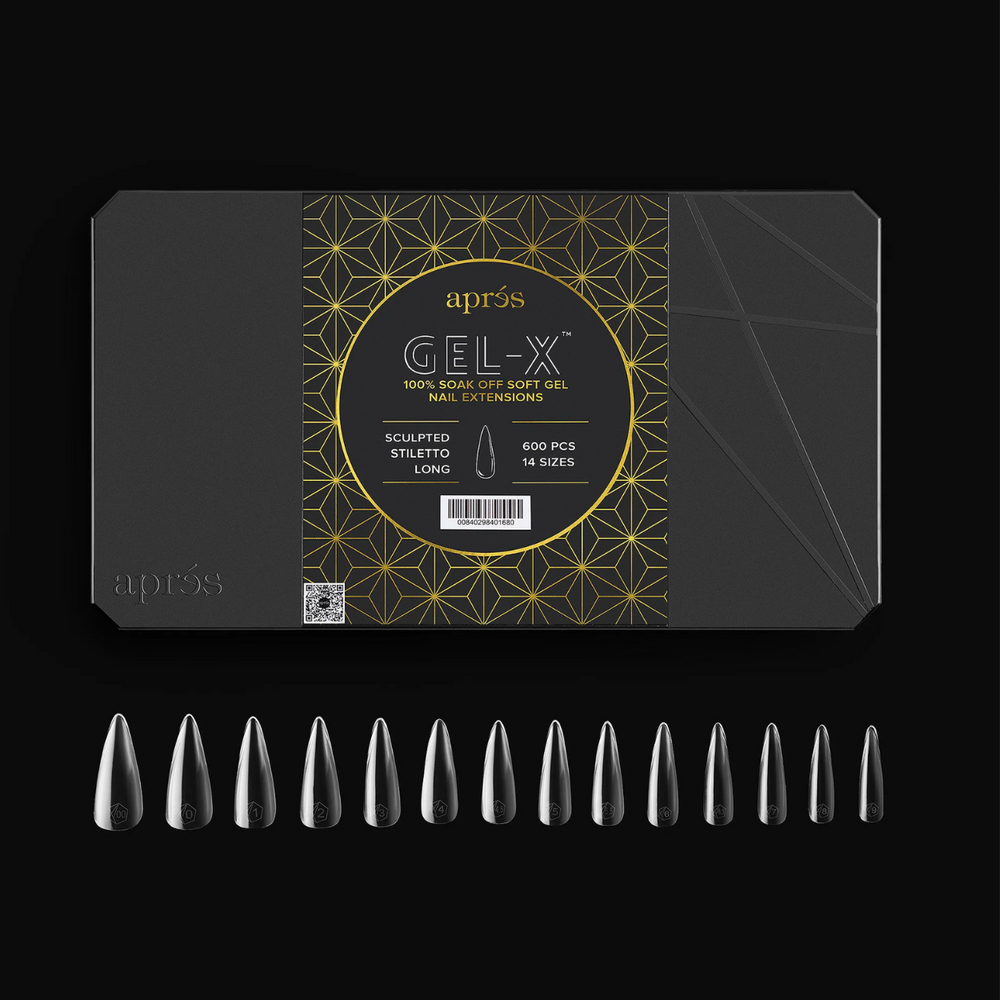Gel-X 2.0 Sculpted Stiletto Long Box of Tips - Pro (600pcs)