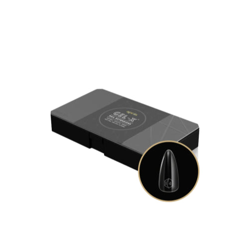 Gel X Box of Tips: Natural Stiletto - Short (500pcs)