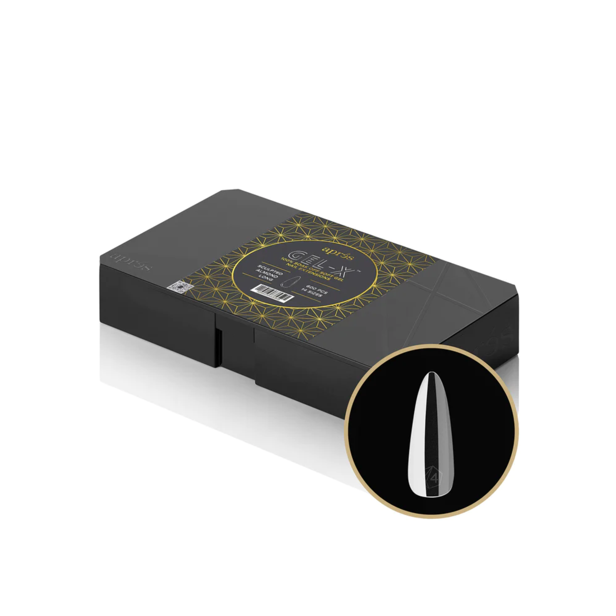 Gel X 2.0 Box of Tips: Sculpted Almond - Long (14 Sizes)