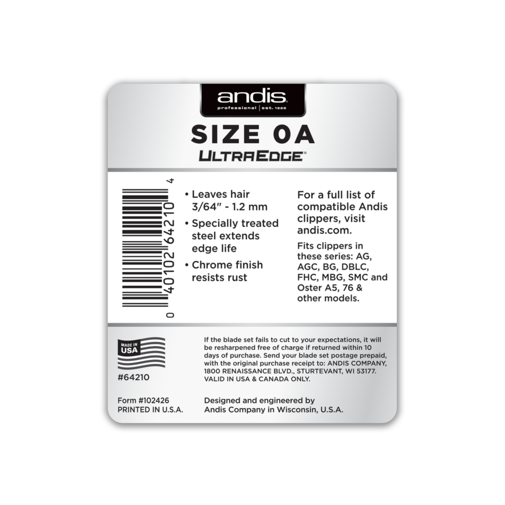 Ultra Edge - Detachable Blade (Size 0A)