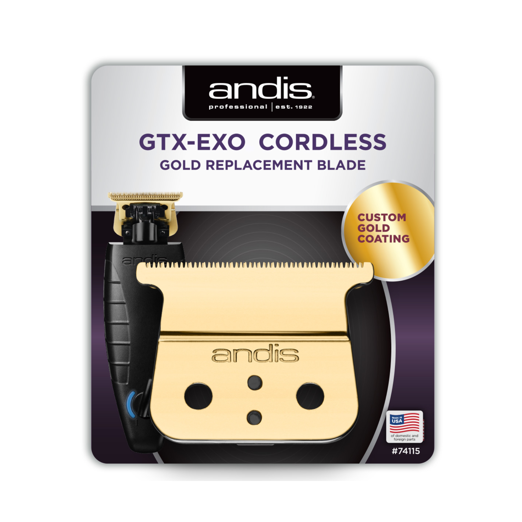 GTX-EXO Gold Replacement Blade (Shallow Tooth)