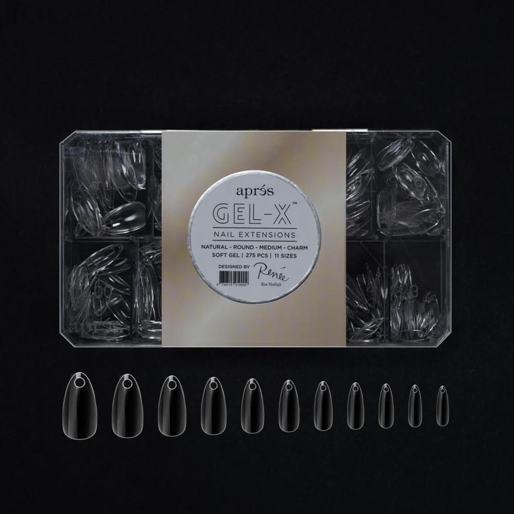 Rie Nofuji Charm Box of Tips: Natural Round - Medium (11 Sizes)