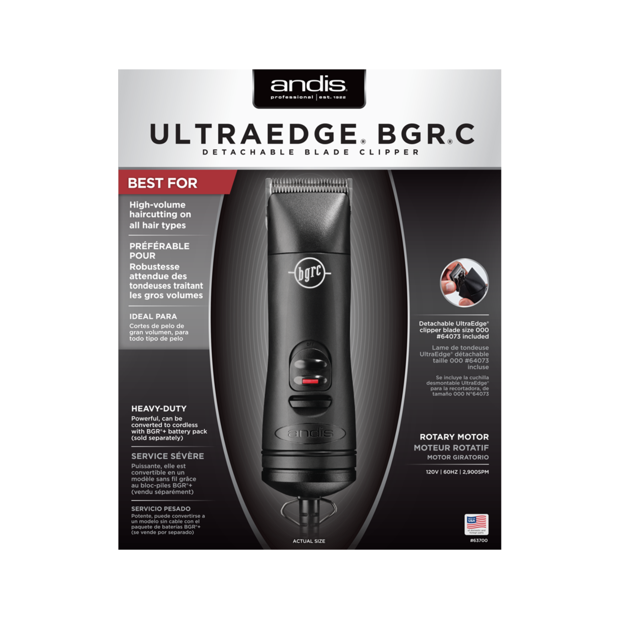 BGRC Detachable Blade Clipper