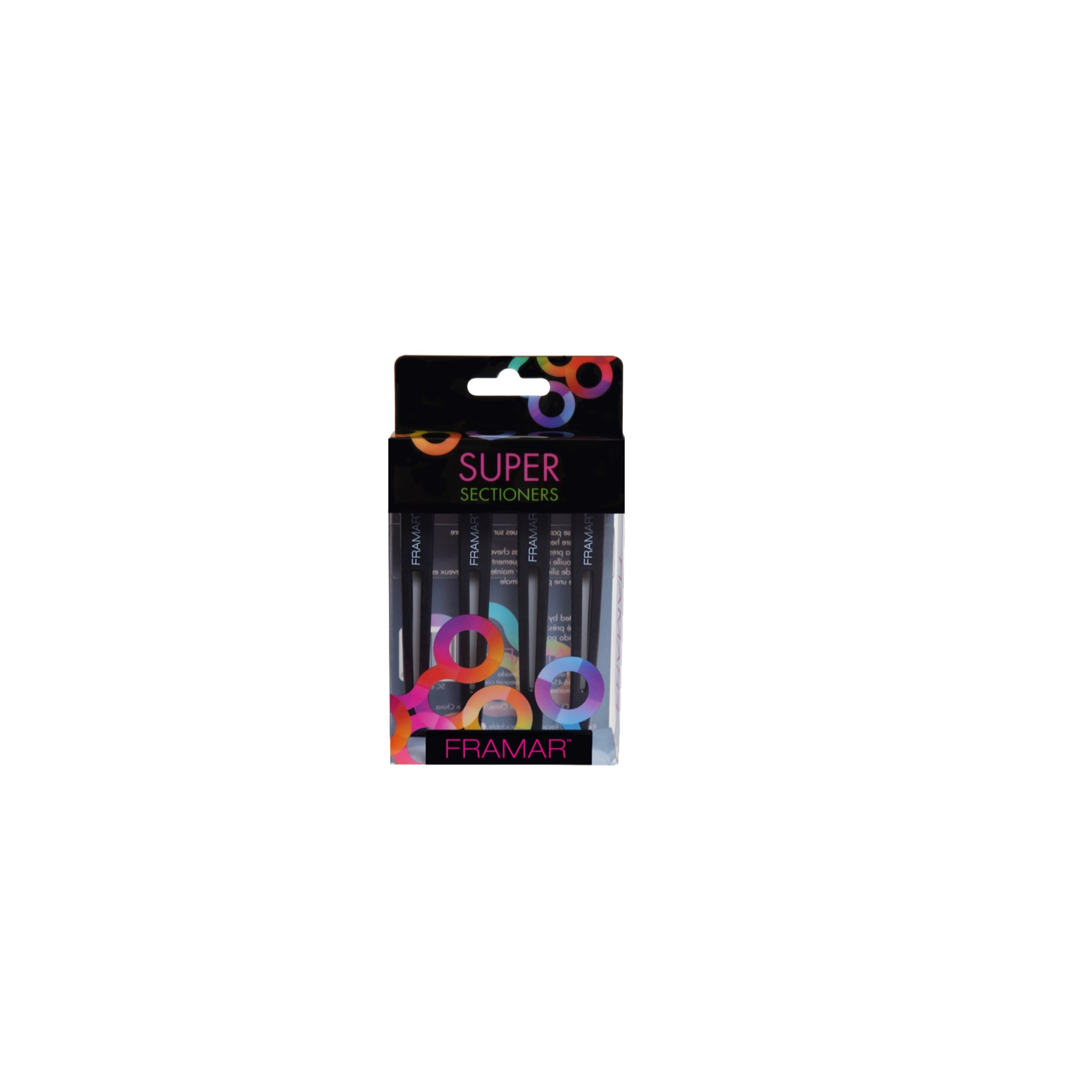 Super Sectioners With Rubber Bands (Black - Pack of 4)
