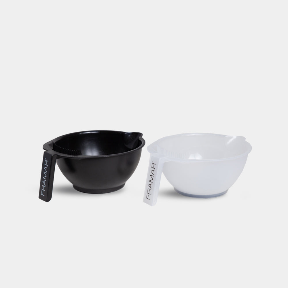 Coloring Bowls (Black and Clear)