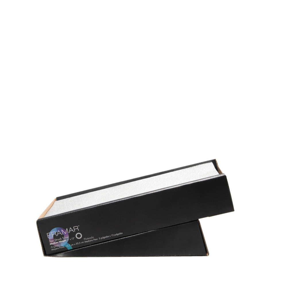 Star Struck Silver - Embossed Foil Sheets (Medium - 5x12)