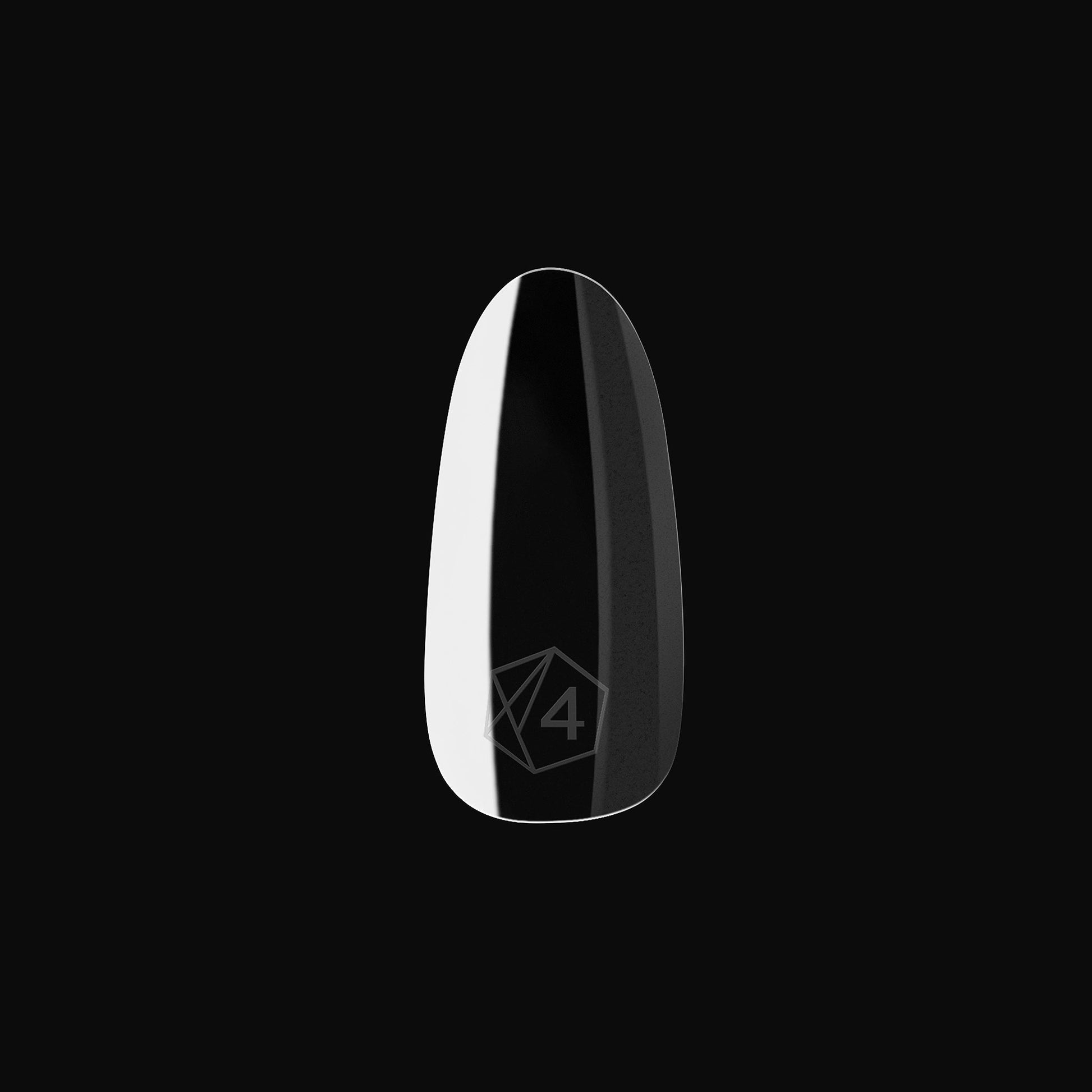 Sculpted Round Medium Nail Extensions Tips (Size: 1)