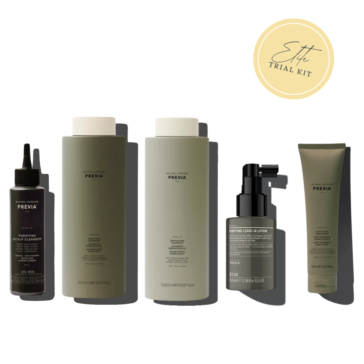 Previa Extra Life Scalp Care Elite Trial Kit