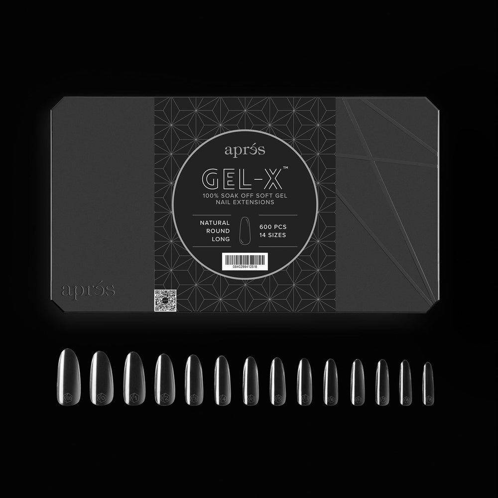 Gel-X 2.0 Natural Round Long Box of Tips - Pro (600pcs)