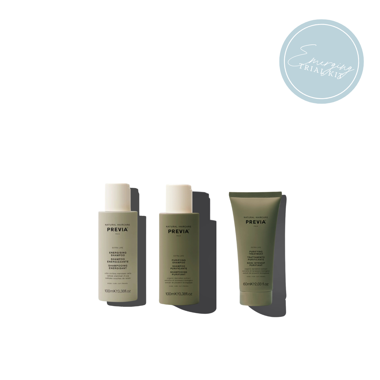 Previa Extra Life Scalp Care Emerging Trial Kit