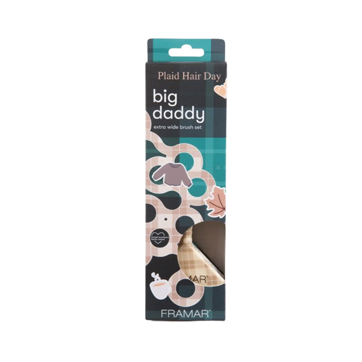 Plaid Hair Day - Big Daddy Brush Set