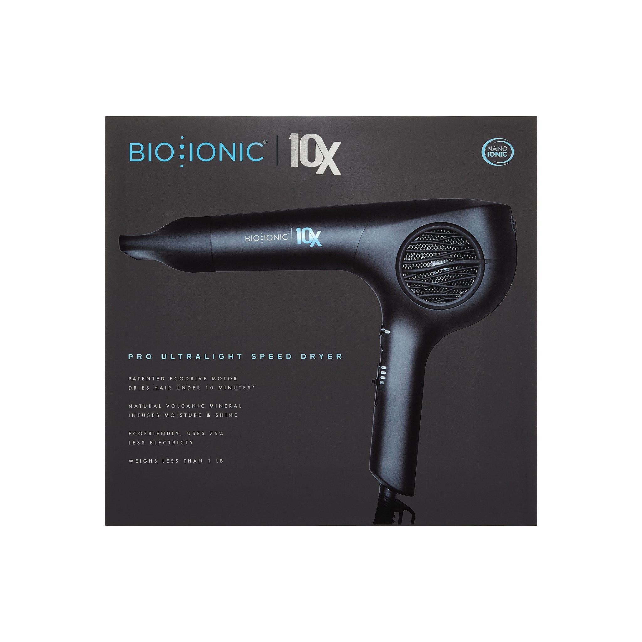 Bio ionic 10x ultralight speed dryer best sale