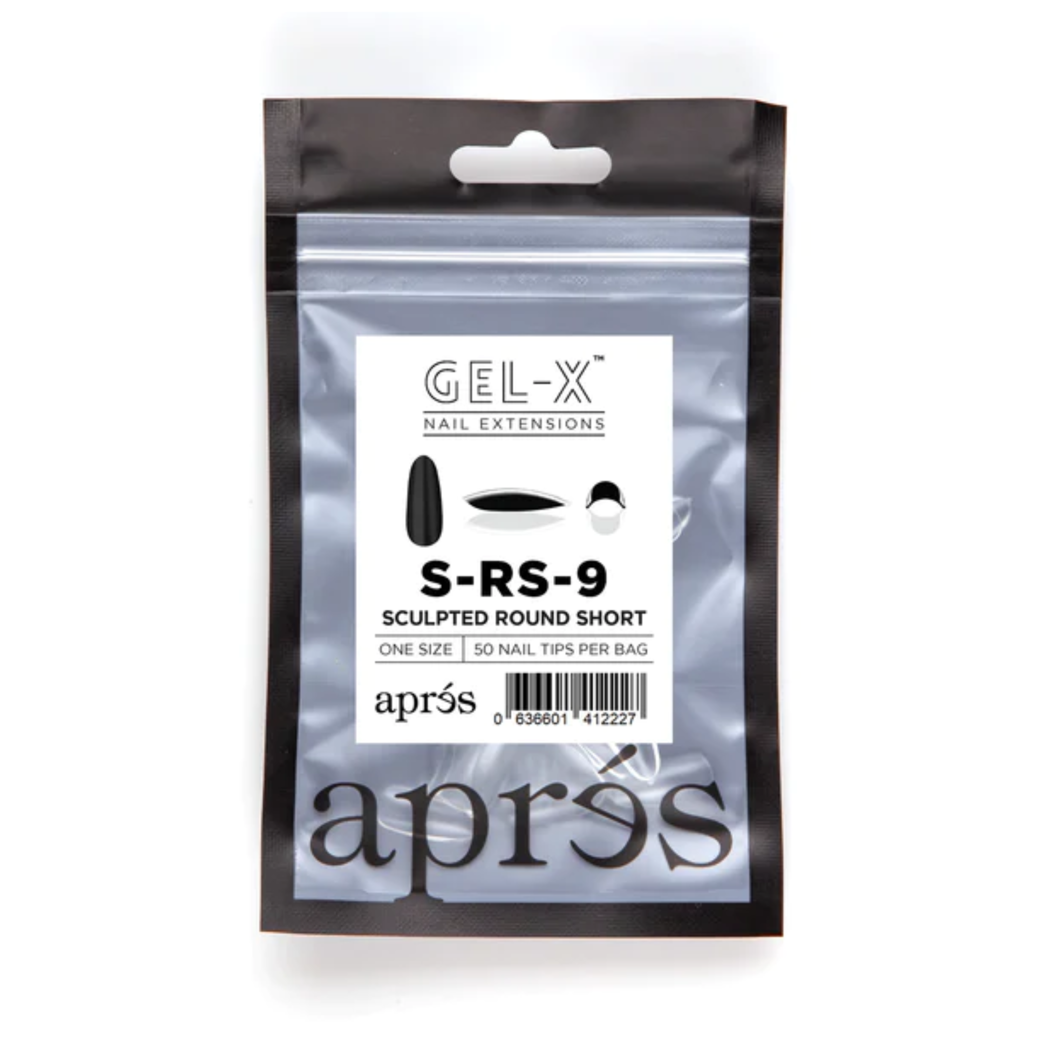 Gel X Tips Refills - Sculpted Round Short (Size: 9 - 50 Pcs)